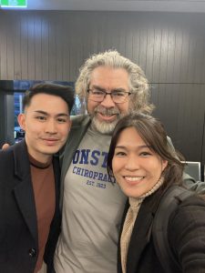 Elevate Chiropractic chiropractors from Taman Melawati, Ampang, taking a photo with Dr. Andrew Stevenson, a renowned Gonstead Chiropractor from Sydney, at the Gonstead Seminar in Australia.